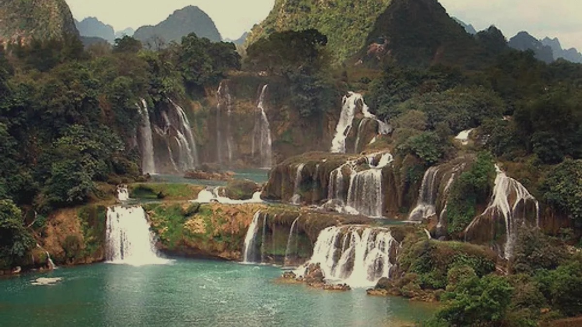 China landscape with water