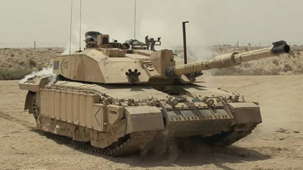 Challenger 2 Main Battle Tank Near Basra, Iraq