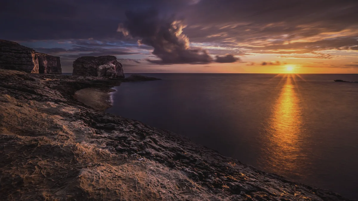 Fungus rock at sunset - Gozo, Malta - Landscape photography