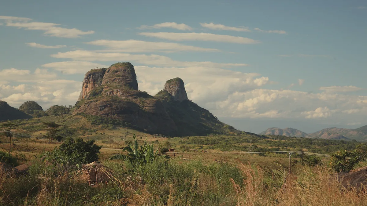 Mozambique landscape at Mocaba