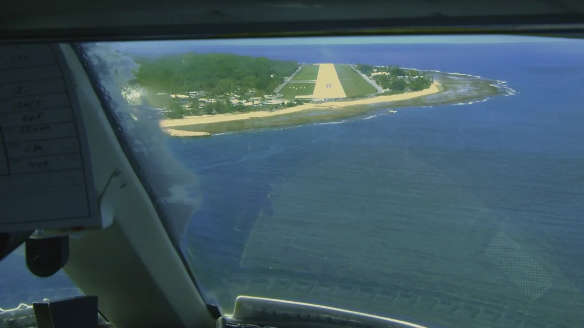 Landing: Final Approach Nauru island