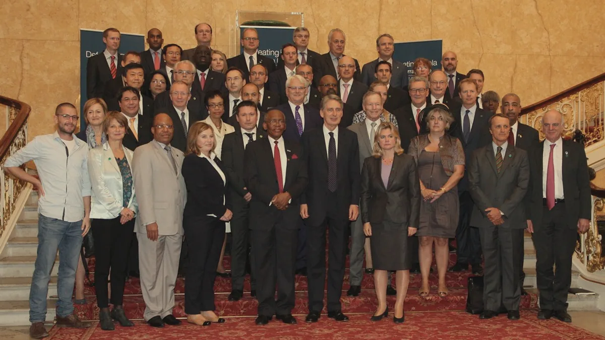 Defeating Ebola in Sierra Leone conference delegates